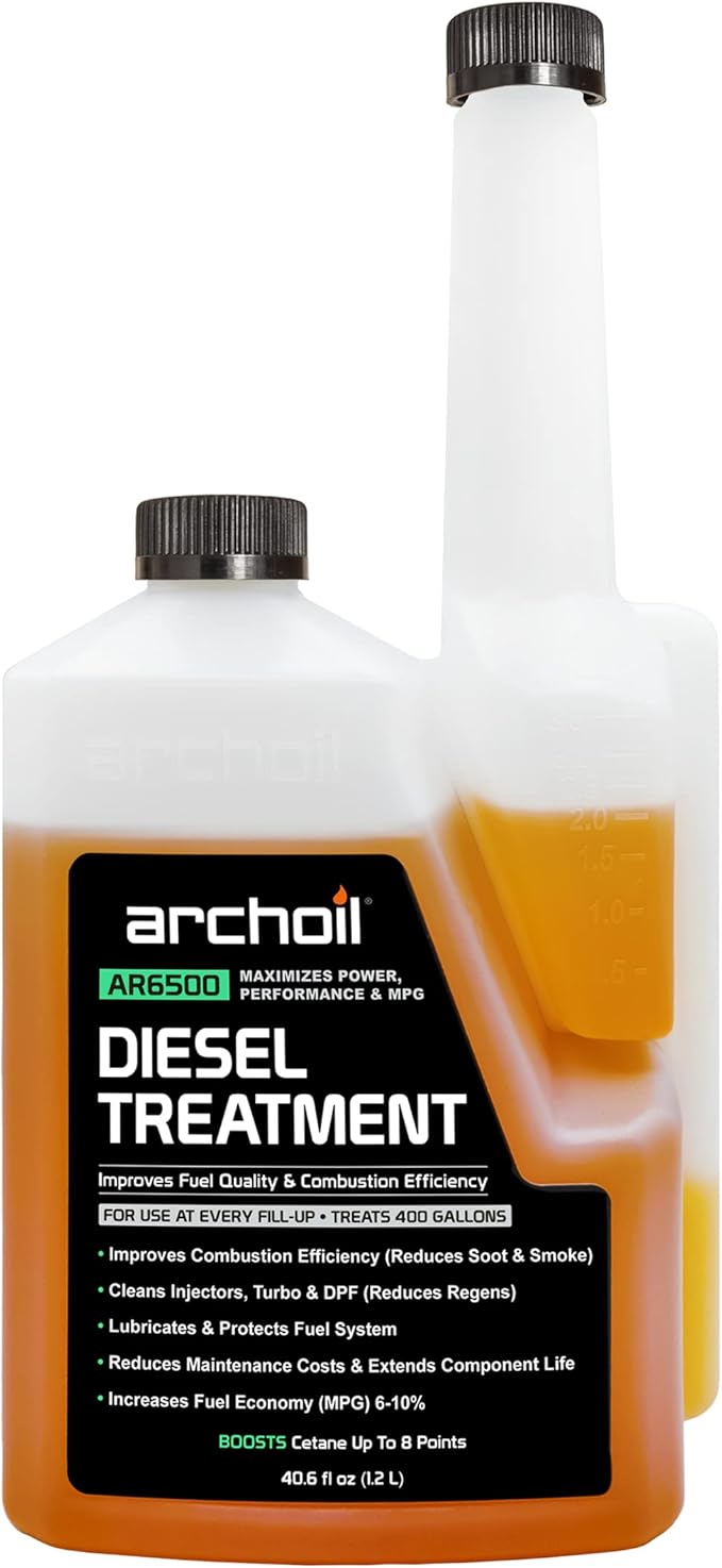 Archoil AR6500 Diesel Treatment (40.6 oz) - Treats 400 Gallons - Additive for All Diesel Vehicles
