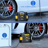 Tire Inflator Air Compressor AC/DC Dual Power 120PSI Digital Display