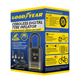 Goodyear Cordless Car Tyre Inflator Pump LED Portable Air Compressor Digital