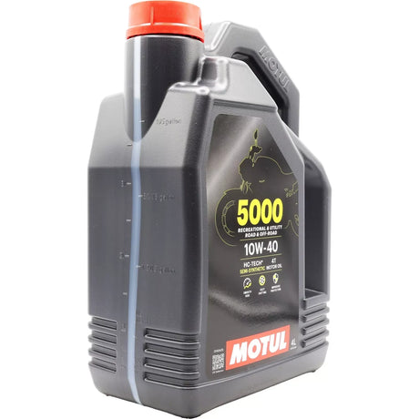 Motul 5000 4T 10w-40 10w40 Motorcycle Engine Oil 5 Litres 5L 4L + 1L - MA2