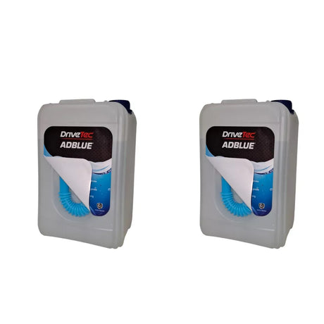 2x DriveTec Adblue With Spout 10L 10 Litre Fuel Additive Diesel Treatment Fluid