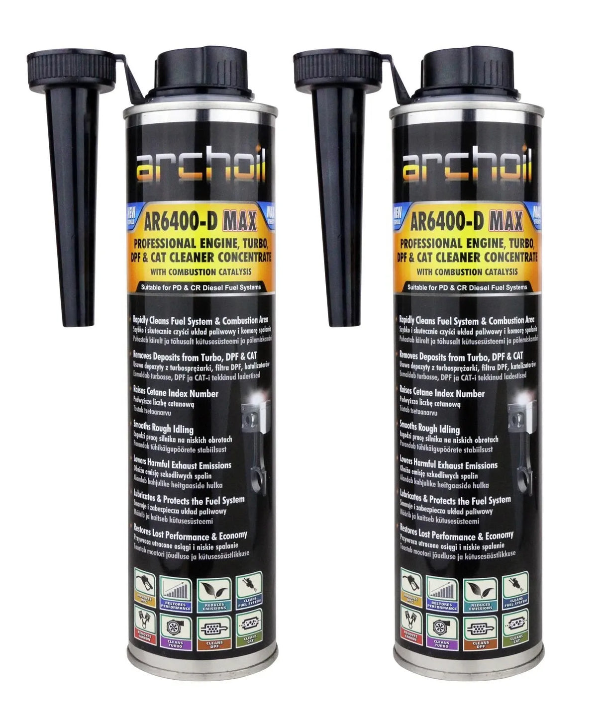 Archoil AR6400-D Complete Diesel Cleaner, Turbo & DPF Cleaning 400ml Concentrate