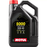 Motul 5000 4T 10w-40 10w40 Motorcycle Engine Oil 5 Litres 5L 4L + 1L - MA2
