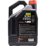 Motul 5000 4T 10w-40 10w40 Motorcycle Engine Oil 5 Litres 5L 4L + 1L - MA2